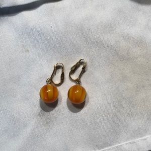 Vintage clip on earrings
